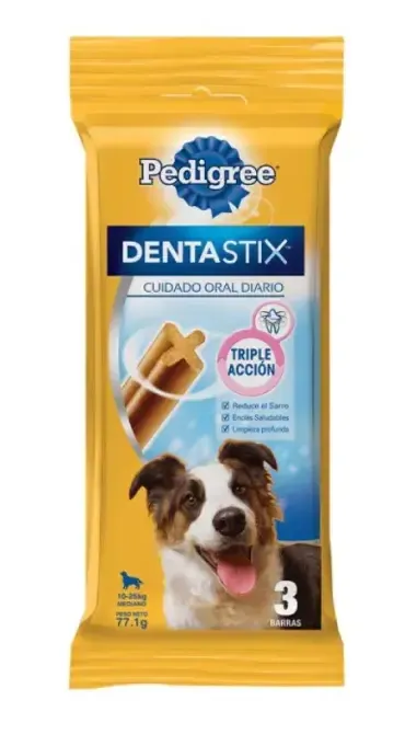 DENTASTICK 3 UNIDADES RAZA MEDIANA